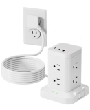 Power Strip Tower with Surge Protector 1800J