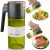 LAKUMIQI 2 in 1 Oil Sprayer & Dispenser, 17 oz Light-Blocking Glass Bottle