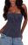 SUUKSESS Women Double Lined Going Out Trendy Tube Tops Side Split Sexy Strapless