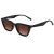 SOJOS Polarized Narrow Square Cateye Sunglasses for Women Retro Trendy Driving G