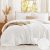 Bedsure Queen Comforter Set White