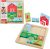 Fisher-Price Wood Toddler Toy Farm Blocks Puzzle