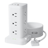 Power Strip Tower with Surge Protector 1800J