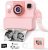 Kids Camera Instant Print with Flip Selfie Lens