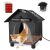 FHTONGE Large Elevated Heated Cat House for Outdoor Cats in Winter