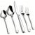 KIKCOIN 30 Pack Silverware Set for 6