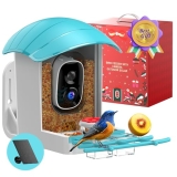 Bird Feeder with Camera Solar Powered: Smart Bird Feeders for Outdoors Garden wi
