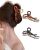 ACECHA 2 Pack Gold Metal Bow Hair Claw Clips for Women