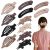 12 Pack Flat Hair Clips Set for Women –Matte Neutral Claw Clips