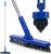 CELOX Grout Brush with Long Handle V-Shape Grout Line Scrubber with Stiff Bristl