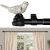 KVEEO Vintage Pewter Curtain Rod 48 to 90 Inches Curtain Rods for Windows Adjust