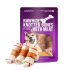 cyeollo Medium Dog Coat, Sherpa Dog Winter Coat Reversible Fleece Dogs Jackets W