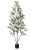 Olive Trees Artificial Indoor, 5FT Tall Faux Olive Tree with Moss and Planter