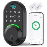 Smart Deadbolt Door Lock with Keypad:Yamiry Fingerprint Keyless Entry Deadbolt