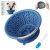 Slow Feeder Dog Bowl with Suction Cup & Reinforced Rim