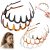 HJKLIUT 5Pcs U Shape Fashion Tooth Hair Comb Headband