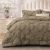 BEDELITE Light Brown Twin Comforter Set