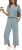 OFEEFAN Summer Outfits for Women 2026 Dressy Casual Workout Sets 2 Piece Button