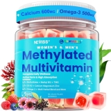Methylated Multivitamin for Women & Men Gummies w/ Omega-3