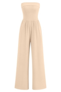 PRETTYGARDEN Womens Strapless Jumpsuits Dressy Casual Vacation Outfits 2026