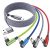 USB A/C to USB C Right Angle Cable