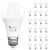 evelor 24-Packs A19 LED Light Bulbs