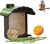 Centvicam Wild Bird Feeders for Outdoors: Humming Bird Feeder with 4 in 1 Food T