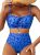 Herseas Women’s High Rise Bikini Sets Lace Up Front Top Stretchy Swim Suits Ruch