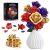 Rose Bouquet Flowers Building Set
