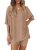 PRETTYGARDEN 2 Piece Sets for Women Summer 2026 Lounge Short Set Spring Matching