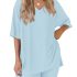 JOLIGAL Summer Dresses for Women Casual Short Sleeve Sundress Scoop Neck Beach T