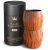 Charred Wooden Bourbon Drinking Glass