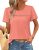 Summer Shirts for Women Trendy Womens Tops Blouses Dressy Casual Short Sleeve Cu