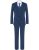 Boys Bright Blue Stretch Suit Kids Slim Fit 5-Piece Tuxedo Stretch Dress Shirt &