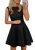 PRETTYGARDEN Cocktail Dresses for Women 2026 Summer Formal Boat Neck A Line Spri