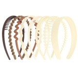 CAVETEE Non-Slip Hard Plastic Headbands for Women