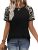 WIHOLL Boho Tops for Women Spring Trendy Summer Vacation Outfit Short Sleeve Shi