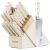 Knife Set,Astercook Kitchen Knife Set with Block 22-Piece Full Tang Stainless St