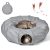 Cat Tunnel Bed with 20 Pcs Interactive Toys