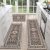 HEBE Boho Kitchen Rugs Sets of 3 Non Slip Washable Farmhouse Kitchen Rugs and Ma