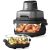 Oylus 4-in-1 Portable Glass Air Fryer – 1500W