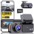 AXB Dash Cam Front and Rear: 4K+2.5K Dashcam with 5G WiFi APP Control & 64GB Car