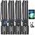 Tughlax Rechargeable LED Flashlight Super Bright High Lumens 4 Pack