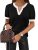 WIHOLL Summer Tops Black Sweaters for Women Capsule Wardrobe for Women 2026 Tren
