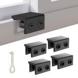 Window Locks 4-Pack, Keyed Window Locks & Child Proof Security Lock for Sliding