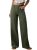 Sidefeel Women’s Jeans Wide Leg High Waisted Stretchy Straight Leg Denim Pants B