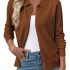 Arach&Cloz 2025 Womens Cashmere Tank Tops Summer Fall Sleeveless Vest Crew Neck