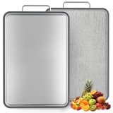 ANYZONE Stainless Steel Cutting Board for Kitchen