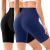Leafigure 2 Pack Biker Shorts for Women 6″ High Waisted Gym Shorts for Yoga Work