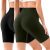 Leafigure 2 Pack Biker Shorts for Women 6″ High Waisted Gym Shorts for Yoga Work